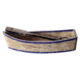 Boot mit Ruder, 5×10×5 cm, für Krippe mit 12 cm Figuren-Serie