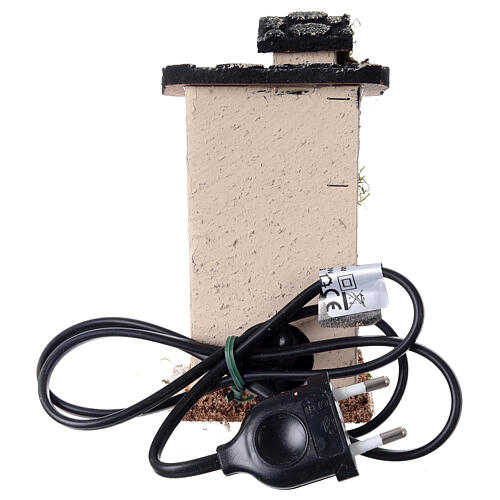 Piekarnik z dachem i światłem, 15x10x10 cm 4