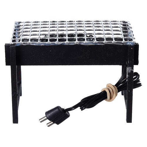 Grill mit LED-Licht – für 8–10 cm Krippe, 5×7,5×4 cm 4