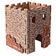 Roccaforte in sughero presepe 15x15 cm s4