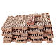 Roccaforte in sughero presepe 15x15 cm s6