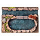Fiume con passerella ambientazione presepe 25x20 cm figure 14-16 cm s2