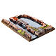 Fiume con passerella ambientazione presepe 25x20 cm figure 14-16 cm s4