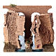 Double river with Roman aqueduct for Nativity Scene, 15x20x15 cm s5