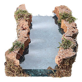 Composable river, straight section, for 14-16 cm Nativity Scene