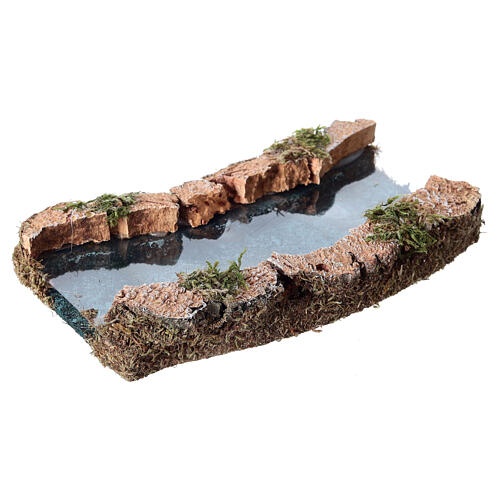 Composable river, straight section, for 14-16 cm Nativity Scene 4