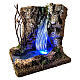 Small waterfall with LED light for 14-16 cm Nativity Scene, 15x10x15 cm s3