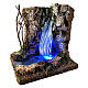 Cascata pequena FSC com LEDs 15x10x15 cm presépio 14-16 cm s3
