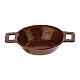 Pfanne mit Griffen, kupferfarben – Ø 2 cm, Krippenzubehör für 10–12 cm Figuren-Serie s1
