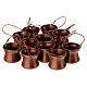 Jarrón metal color cobre belén 10-12 cm con mango 2x2 cm s2