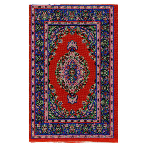 Alfombra colores surtidos 15x10 cm para belén 10-12 cm 2