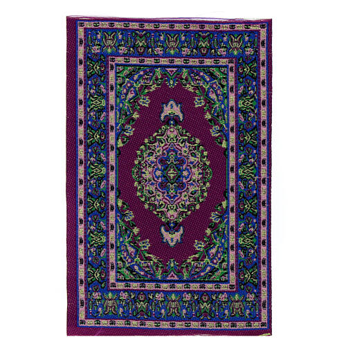 Alfombra colores surtidos 15x10 cm para belén 10-12 cm 5
