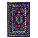 Tappeto colori assortiti 15x10 cm per presepe 10- 12 cm s5