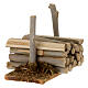 Firewood stacked figurine 5cm for 10cm nativity scene s3