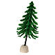 Sapin 12 cm vert foncé pour crèche 6-8 cm s4