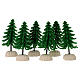 Pinheiro verde escuro 10 cm para figuras 6-8 cm s3