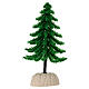 Dark green pine tree 10 cm for figurines 6 - 8 cm s1