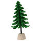 Dark green pine tree 10 cm for figurines 6 - 8 cm s4