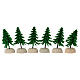 Sapin vert foncé 8 cm pour crèche 10-12 cm s2