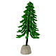 Sapin vert clair 10 cm avec base résine crèche 10-12 cm s4