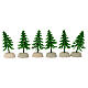 Pino per presepe 6- 4 cm verde chiaro 8 cm di altezza s2