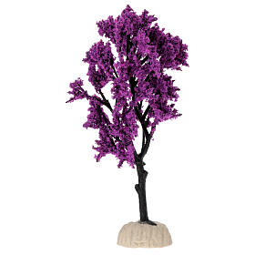 Árbol lila 15 cm para belén 8-10 cm