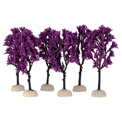 Arbre lilas 15 cm pour crèche 8-10 cm 3