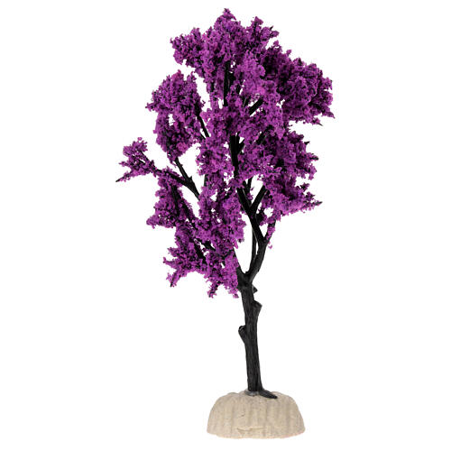 Albero lilla 15 cm per presepe 8 - 10 cm  1