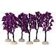 Albero lilla 15 cm per presepe 8 - 10 cm  s3