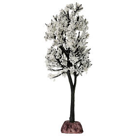 Albero innevato 15 cm per presepe 10 cm