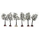 Albero innevato 15 cm per presepe 10 cm s2
