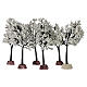 Albero innevato 15 cm per presepe 10 cm s3
