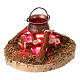 Miniature fire and pot 5 cm for nativity scene 10-12 cm s1