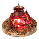 Miniature fire and pot 5 cm for nativity scene 10-12 cm s2