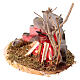 Oven with LED light for 10-12 cm Nativity Scene, h 8 cm s3