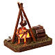 Fire scene with flickering light for 10-12 cm Nativity Scene, h 12 cm s3