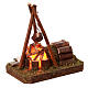 Scena fuoco effetto tremolante 12 cm per presepe 10-12 cm s3