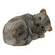 Gatto in resina 1x3 cm per presepe da 12 cm s1