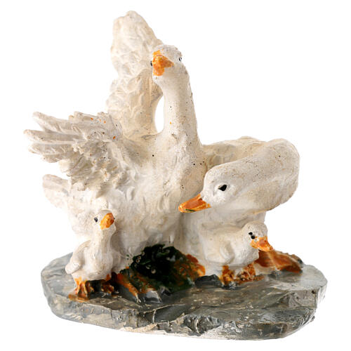 Resin geese of 3 cm for 10-12 cm Nativity Scene 1