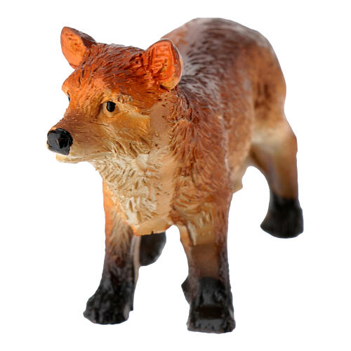 Resin fox of 3 cm for 10-12 cm Nativity Scene 3