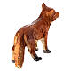 Resin fox of 3 cm for 10-12 cm Nativity Scene s2