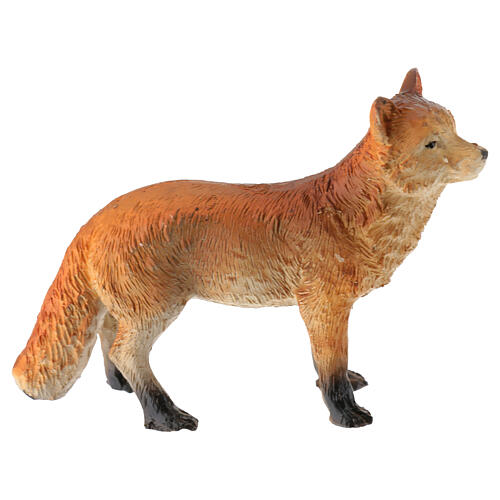 Resin fox for 10-12 cm Nativity Scene, h 5 cm 1