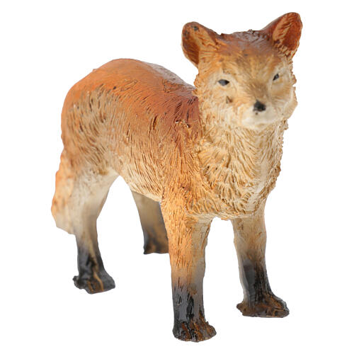 Resin fox for 10-12 cm Nativity Scene, h 5 cm 2