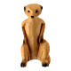 Suricate 4 cm résine pour crèche 12 cm s1