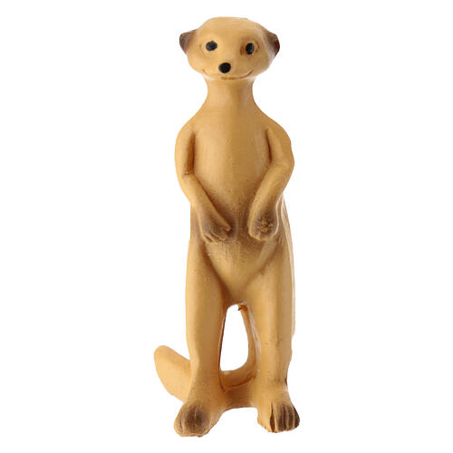 Small meerkat for 10 cm Nativity Scene, h 4 cm, resin 1