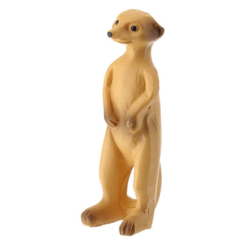 Petit suricate 4 cm résine pour crèche 10 cm 2