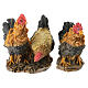 Set 5 pz polli 5 cm per presepe 10-12 cm  s2