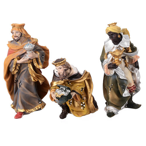 Nativity scene stable with statue set 25x50x25 cm 4