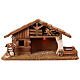 Nativity scene stable with statue set 25x50x25 cm s7