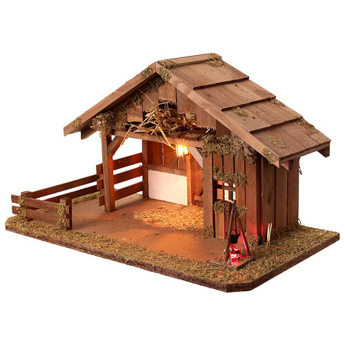 Nativity stable of 30x55x30 cm 2